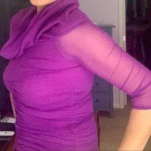 $249.00 NWOT Wolford off shoulder mash stretchy sexy women top